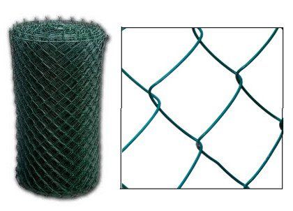 Pletivo ohradové, PVC, 150cm, balenie 15m, oko 55x55mm