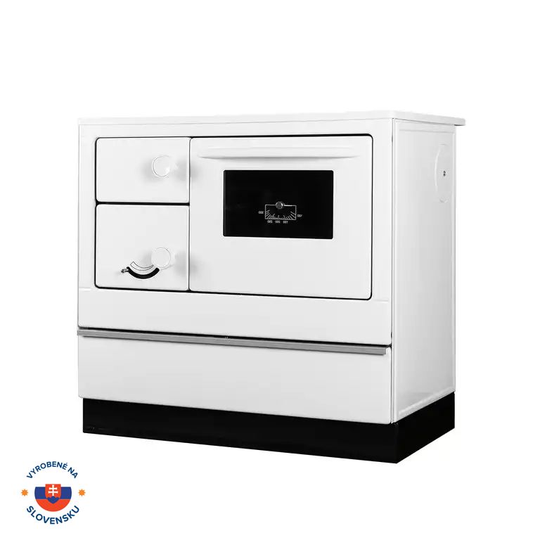 Sporák EKONOM 85/FIKO DeLuxe, 7kW, biely, pravý