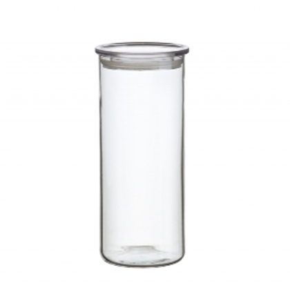 SIMAX Sklenená dóza vysoká, s plastovým vekom, 1,4L