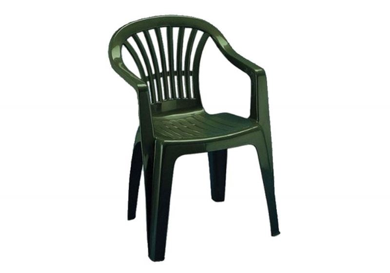 Plastové kreslo KONA, zelené