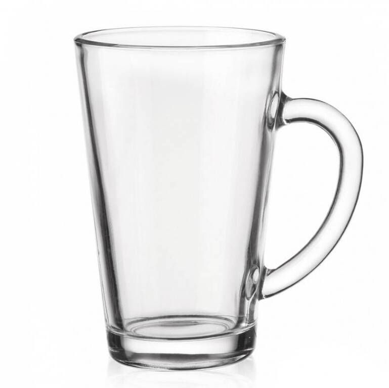 Hrnček na latte, čaj, sklenený, 300ml, CAFFE LATTE, GLASMARK