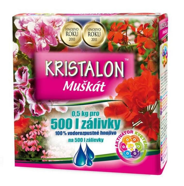 Hnojivo na muškáty, 0,5kg, KRISTALON, AGRO