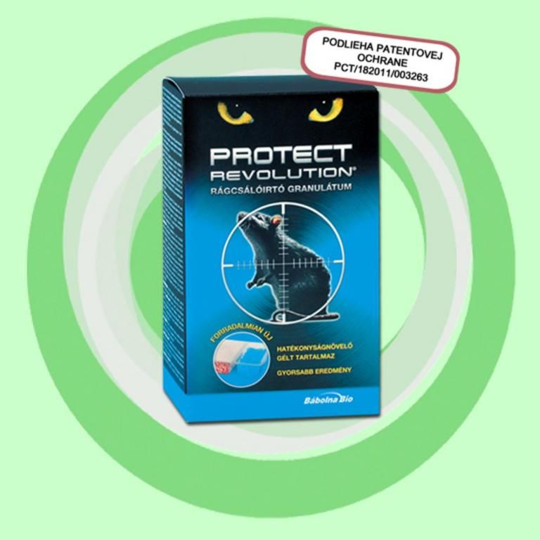 Návnada granule s gélom na potkany 150g PROTECT REVOLUTION bromadiolón