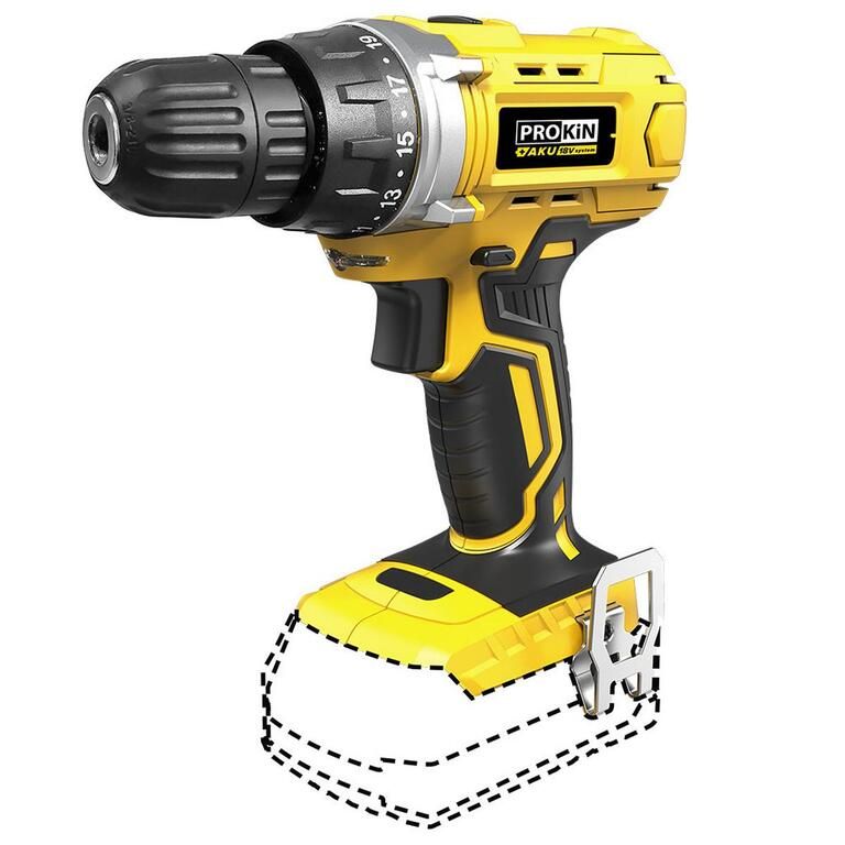 Uťahovačka - skrutkovač CD-L0118, AKU, 18V, SYSTEM PROKIN