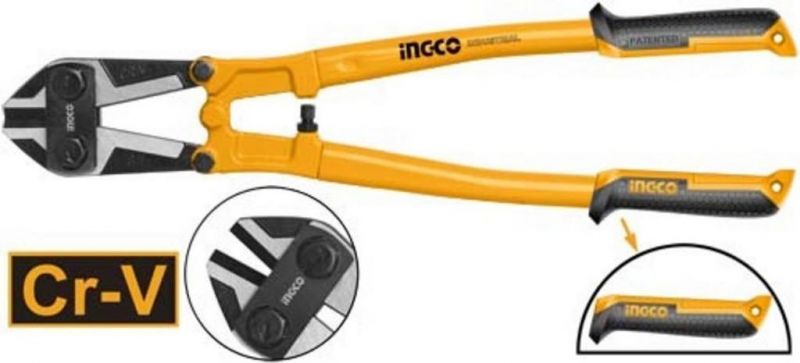 Pákové kliešte 30"/760mm, CrV, kalené čeľuste, ergonomická TPR rukoväť, INGCO