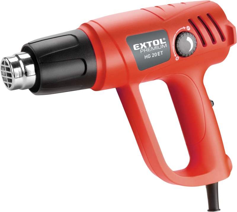 Teplovzdušná pištoľ, príkon 2000 W, 50-450/90-600°C