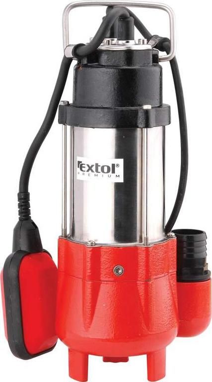 EXTOL PREMIUM Ponorné kalové čerpadlo, príkon 250 W, max. prepravný objem 9000 l/hod.