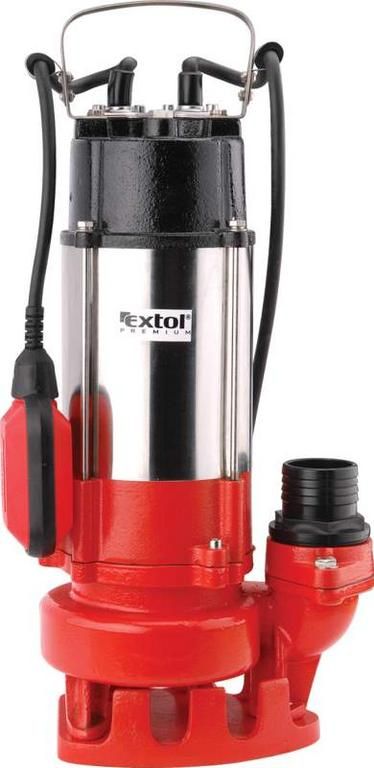 EXTOL PREMIUM Ponorné kalové čerpadlo, príkon 750 W, max. prepravný objem 18000l/hod.