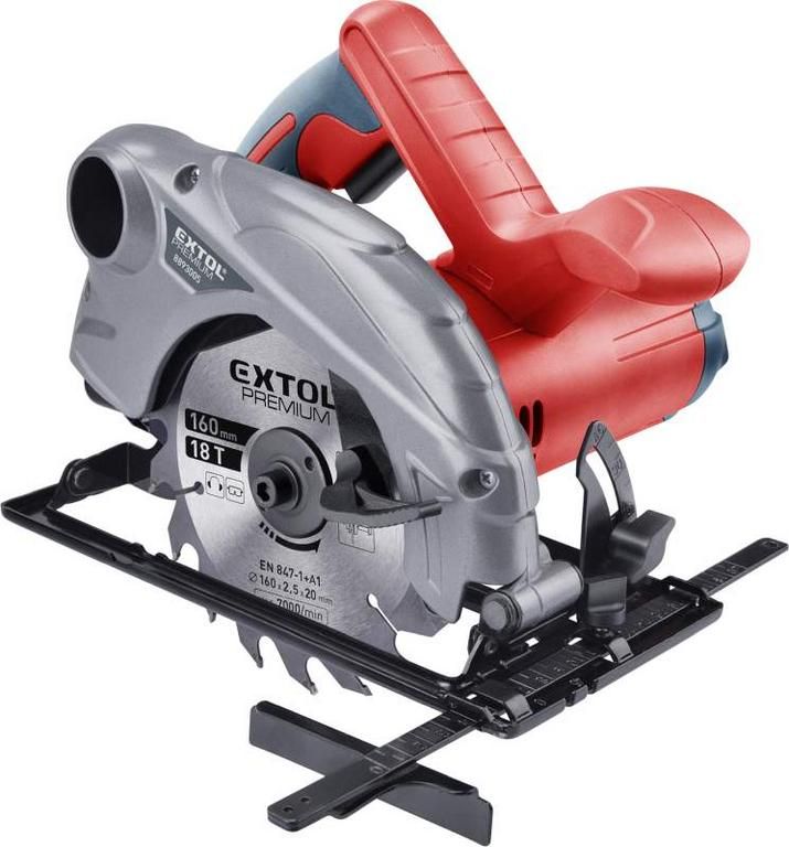 EXTOL PREMIUM Kotúčová píla, 1200 W, 160 mm, max. prierez 55 mm