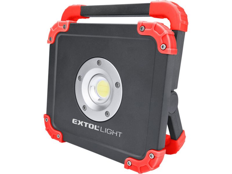EXTOL LIGHT Svietidlo akumulátorové LED, 20W COB LED, 3,7V/6,6Ah Li-ion