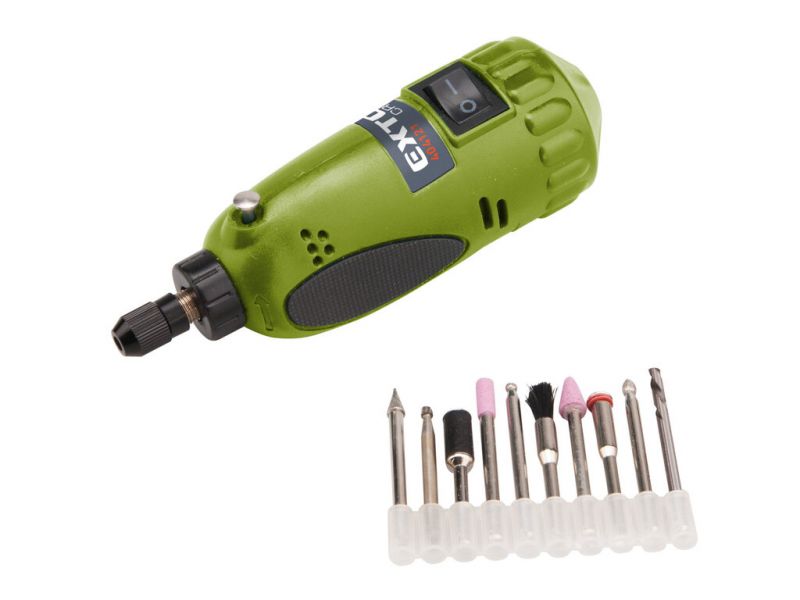 EXTOL CRAFT Mini vŕtačka/brúska s transformátorom 18V