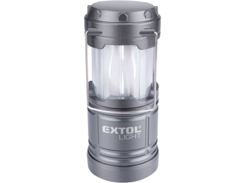 EXTOL LIGHT Svietidlo kempingové, 75lm, efekt "plameň" (25lm), 3x1,5V AA