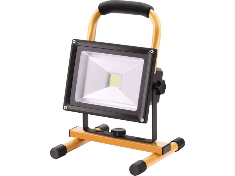 EXTOL LIGHT Svietidlo nabíjateľné LED, 20W, 1400lm, 11,1V Li-ion, 4400mAh, IP65, 12+230V