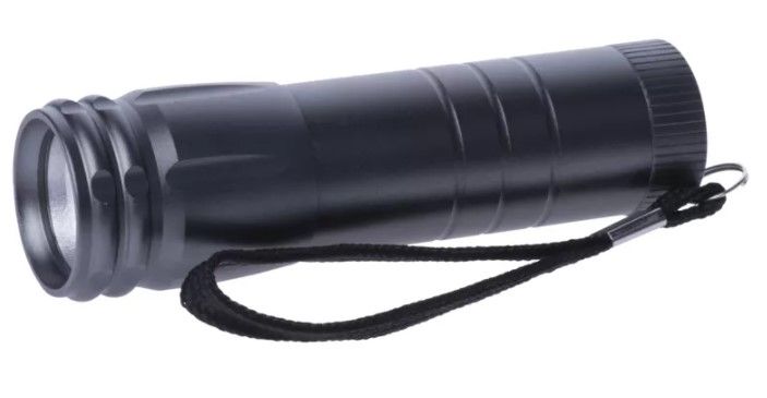 COB LED ručné kovové svietidlo 3W, P4705, 100 lm, 3× AAA