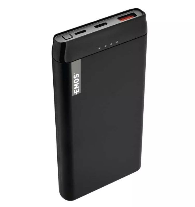 Power bank EMOS AlphaQ 10, 10000 mAh, čierny