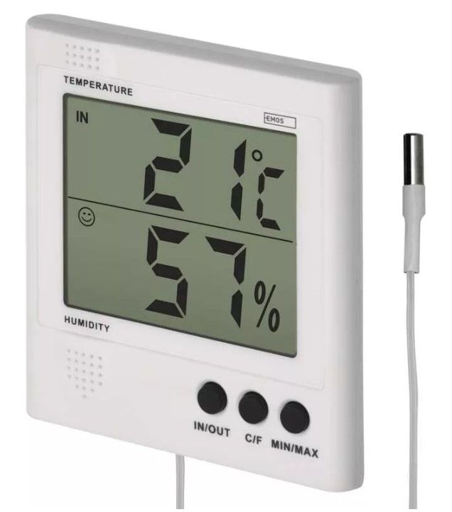 Teplomer LCD so sondou RS8471