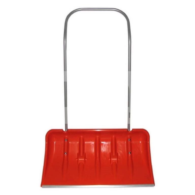 Odhŕňač plastový na kolieskach, 83cm šírka, dvojručný