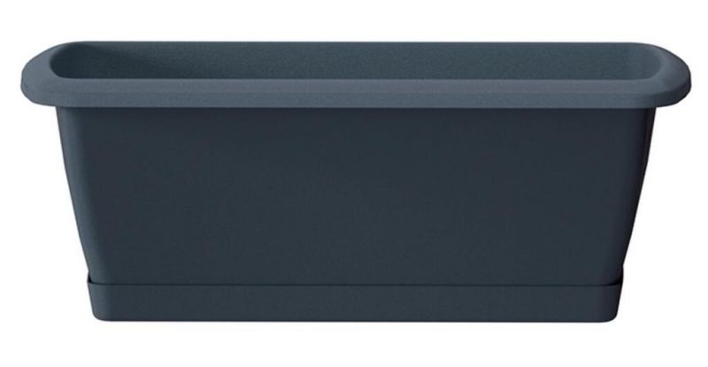 Truhlík s miskou plastový 490x184x150 mm RESPANA SET antracit