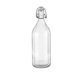 Fľaša s klipsou hranatá DELLA CASA 1000ml