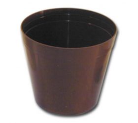 Kvetináč plastový K45 priemer 230mm, výška 200mm hnedý