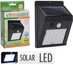 Lampa solárna nástenná so senzorom pohybu