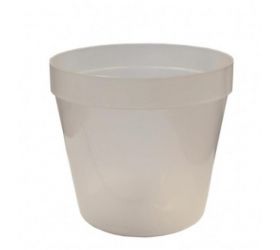 Kvetináč plastový priemer 18cm ORCHIDEA transparentný