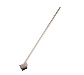 Kartáč oceľový na čistenie špár s násadou 140cm