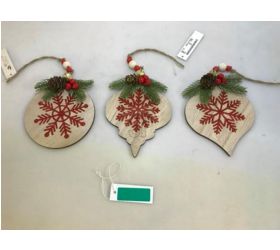 Ozdoba závesná guľa/slza 11,5x3x12 cm mix
