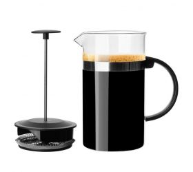 Kanvica na kávu a čaj 1000ml sitko-piest, nerez FRENCH PRESS