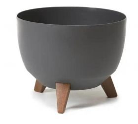 Kvetináč plastový, 470mm, ROMA, antracit