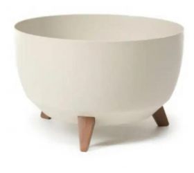 Kvetináč plastový, priemer 470mm ROMA, prírodná