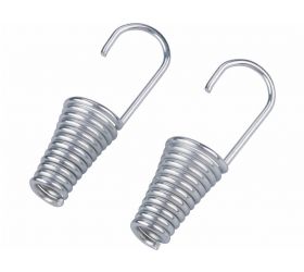 Hák na elastický popruh, 2ks pr. 4mm, pozinkovaný