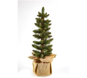 Stromček vianočný smrek 65 cm v jute
