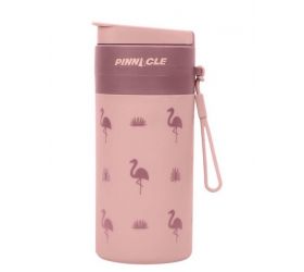 Termoflaša plastová + nerezová vložka, 0,4L, PIXEL KIDS