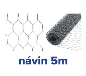 Pletivo chovateľské šesťhranné HEX 20/0,7x500 mm 5m ZN GARDENKUS zajačie