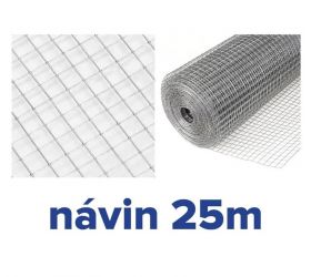 Pletivo pozinkované, štvorec, 19x19/1,4x1000x25m, zvárané, GARDENKUS