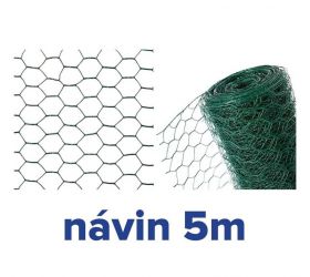 Pletivo chovateľské šesťhranné HEX 20/1x500 mm 5 m PVC GARDENKUS zajačie