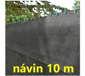Sieť tieniaca antracit 1x10 m HDPE 80g/60% GARDENKUS