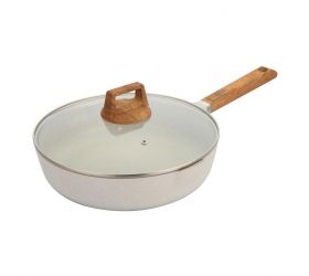 Panvica hlboká s pokrievkou, 28cm, hliníková NATURALLY