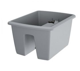 Truhlík na zábradlie plastový 398x298x209 mm RESPANA RAILING sivý