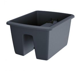 Truhlík na zábradlie plastový 398x298x209 mm RESPANA RAILING antracit