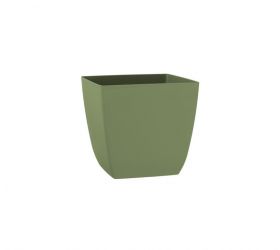 Kvetináč plastový priemer 150x150 mm SANTIAGO zelený výška 145 mm