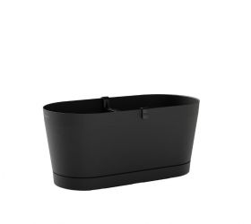 Truhlík s miskou plastový 400x190x180 mm VEGA antracit