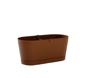 Truhlík s miskou plastový 400x190x180 mm VEGA karamel
