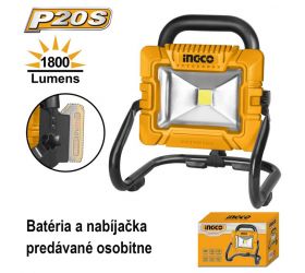 Reflektor precovný LED20W CWLI2025 INGCO AKU 20V P20S bez akumulátora a nabíjačky