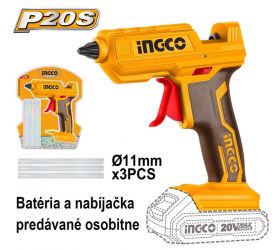 Pištol tavná CGGLI2001 INGCO AKU 20V P20S bez akumulátora a nabíjačky