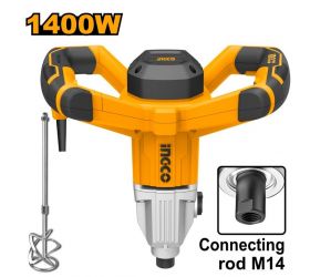 Miešadlo stavebné MX214008 INGCO, 1400W, 220V, M14 INDUSTRIAL KLC