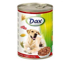 Krmivo konzerva DAX pes hovädzie 1,24kg