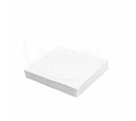 Servítky 1-vrstvé 33x33cm biele 100ks KLC