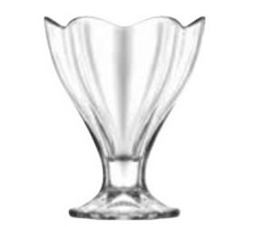 Pohár na zmrzlinu 250ml LILY, číry, sklo, 6 ks sd